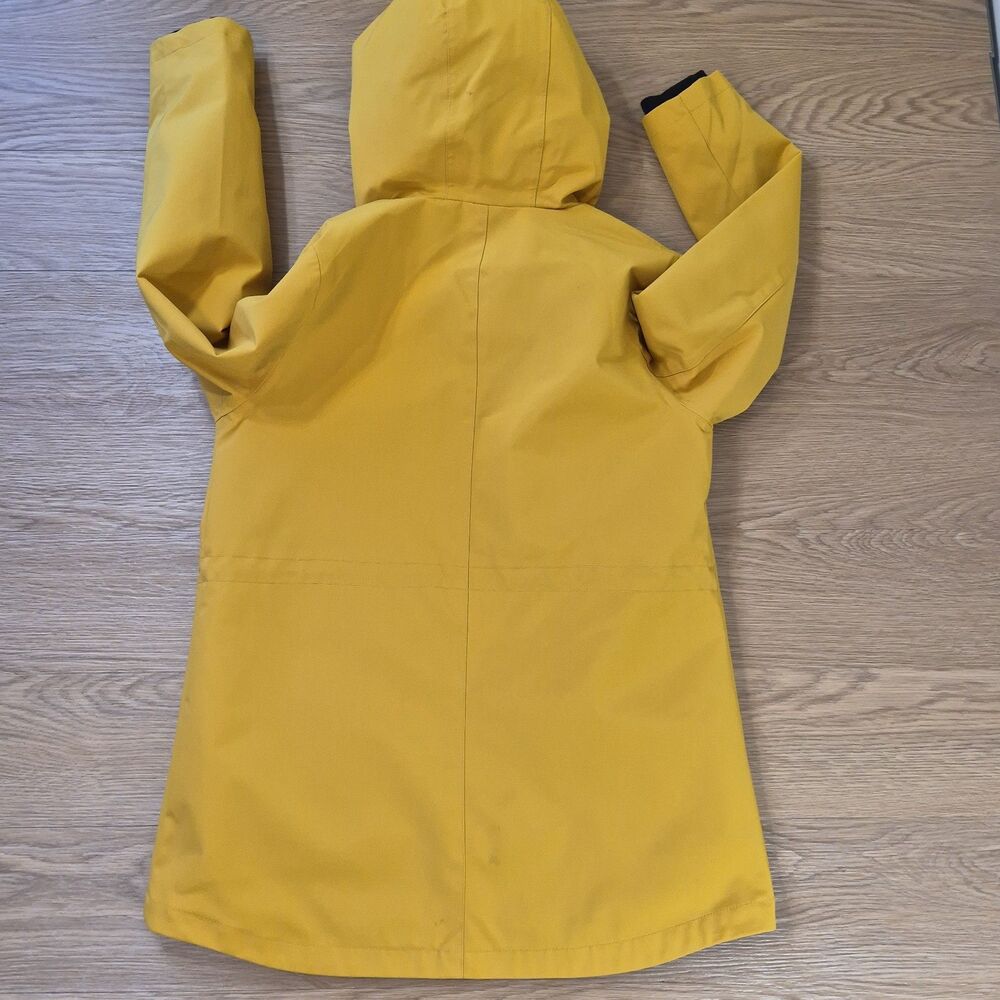 Pendleton Rain Jacket Womens Medium Yellow Waterproof Full Zip Softshell Hooded - Picture 4 of 12